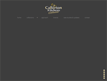 Tablet Screenshot of callertonkitchens.co.uk